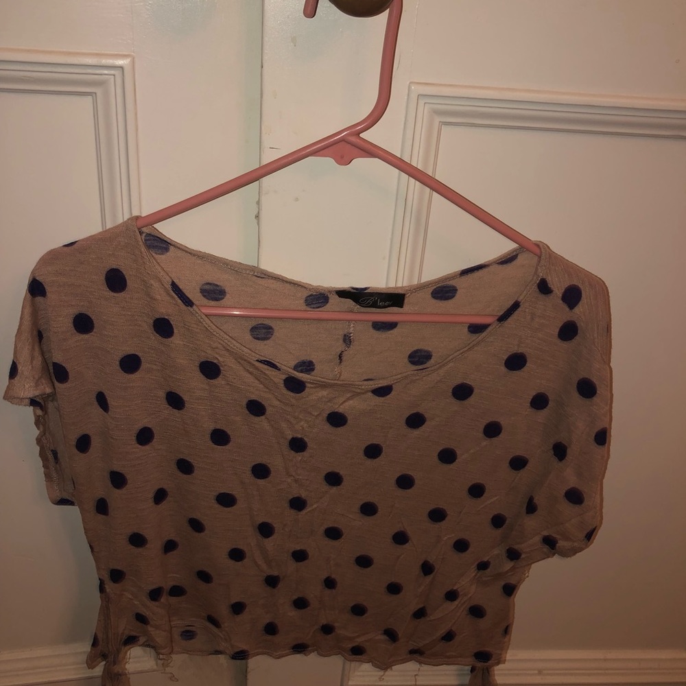 B’leev Polka Dot Top
